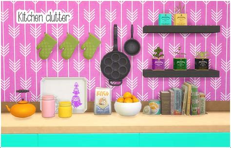 The Sims 4 Clutter Cc Sims 4 Sims Sims 4 Cc Furniture