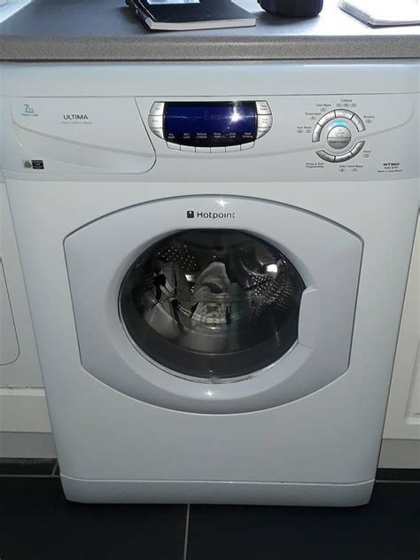 hotpoint 7kg ultima super spin washing machine in ayr south ayrshire gumtree