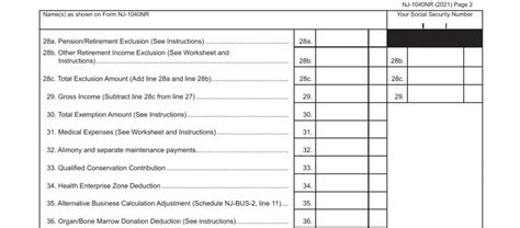 Nj 1040nr Form ≡ Fill Out Printable Pdf Forms Online