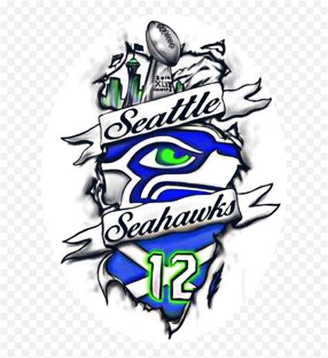 Largest Collection Of Free Cool Seahawks Clipart Png Seahawk Logo Image Free Transparent Png