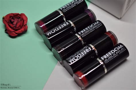 [review] Pro Lipstick Kit Vamp Collection Freedom Makeup Swatches And Comparazioni Il Blog Di I