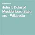 John II, Duke of Mecklenburg-Stargard - Wikipedia | Stargard, Duke ...