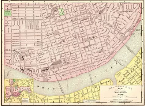 Cincinnati Historic Map