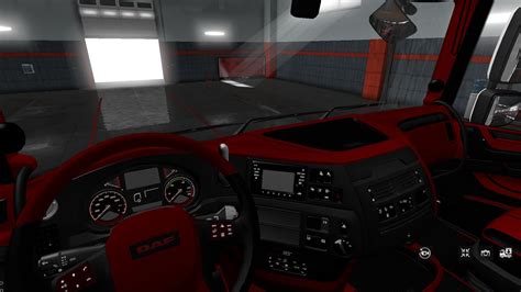Daf Xf Red Black Exclusiv Interior X Ets Mods Euro My Xxx Hot Girl