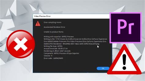 Adobe Premiere Error Compiling Movie Accelerated Renderer Error Youtube