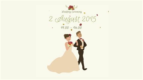 Mega And Rasyid Animated Wedding Invitation Youtube