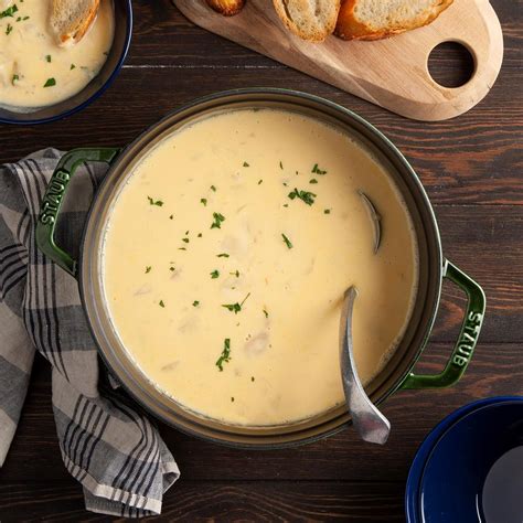 Homemade Cheesy Potato Soup Recipe How To Make It Taste Of Home