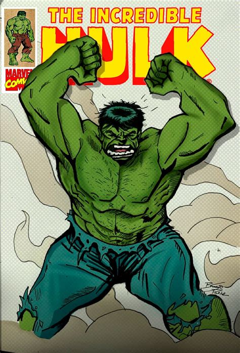 Comic Cover Art Marvel Incredible Hulk Bruno Reis Comic Covers The