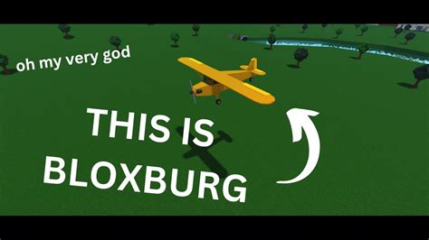 I Made A Plane In Bloxburg YouTube