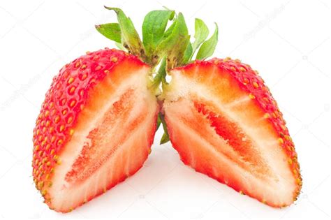 Fresh Strawberry Slice — Stock Photo © Alexan66 131640850