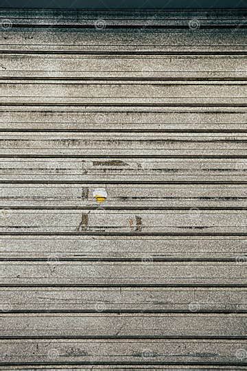 Corrugated Metal Plate With Graphic Lines Metallic Texture Background