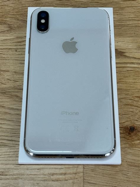 Apple Iphone X 64gb Silver Unlocked A1901 Gsm 190198457639 Ebay