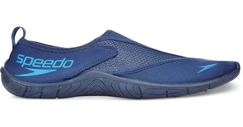 Speedo Rubber Mens Surfwalker Pro 30 Swim Shoes In Navyblue Blue
