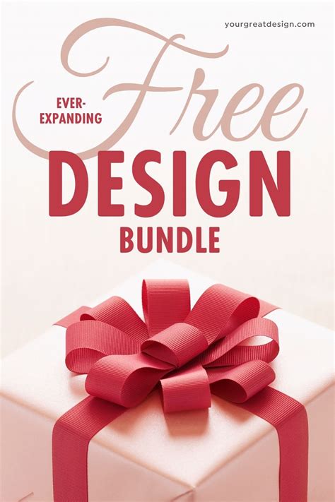 Free digital design bundle with 30+ items commercially available ...