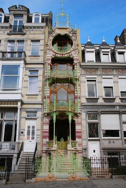 Belgium The Art Nouveau Style Saint Cyr House In Brussels Was Built