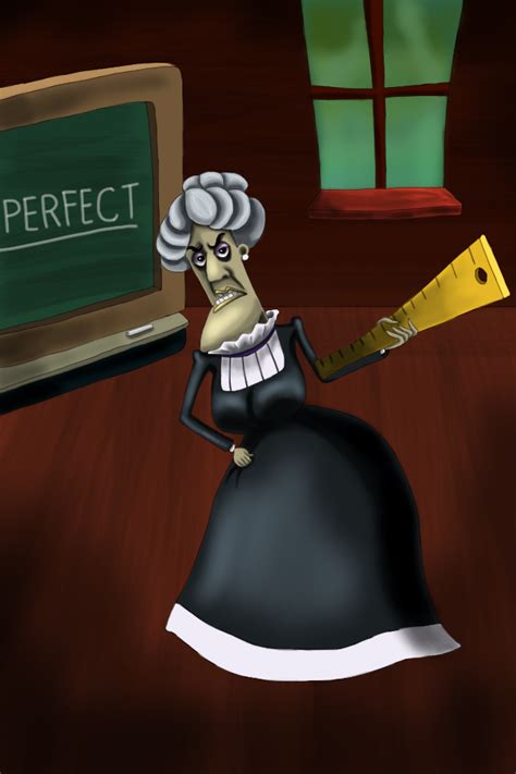 Courage The Cowardly Dog Perfectionist Teacher By Whitemageoftermina