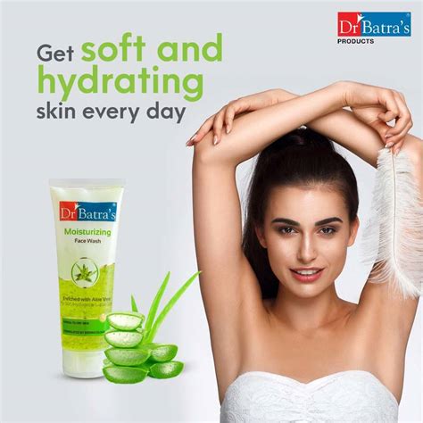 Moisturizing Face Wash Enriched With Aloe Vera Soft Hydrated And Supple