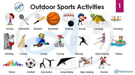Outdoor Games Activities Vocabulary List Of Outdoor Activities In