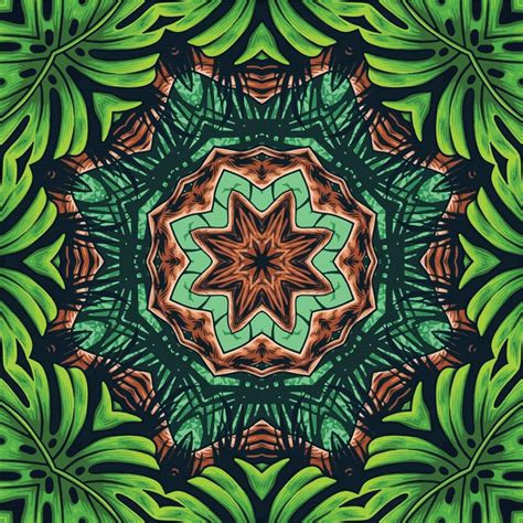 Geometric Kaleidoscope Multicolored Seamless Pattern 2384503 Vector Art
