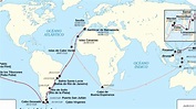 Rutas marítimas para descubrir el mundo