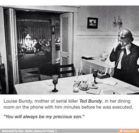 Louise Bundy Mother Of Serial Killer Ted Bundy In Her Dining Room On