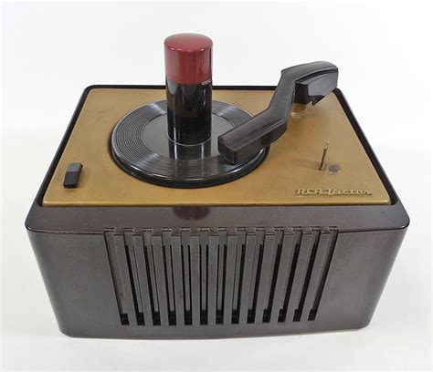 Rca Victor Vintage Record Player 45 Rpm Phonograph Tube Amplifier 45 Ey