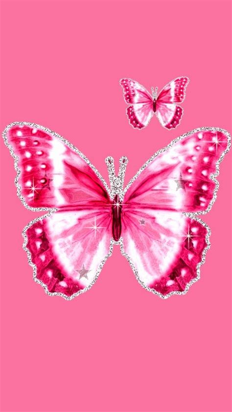 Wallpaper Pink Butterfly Android 2020 Android Wallpapers