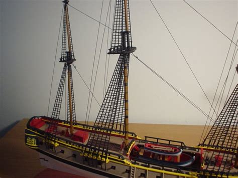 Johns Plastic Ships Ratlines And Standing Rigging