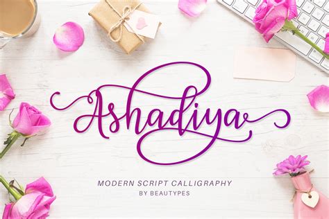 Ashadiya Modern Calligraphy Font 231673