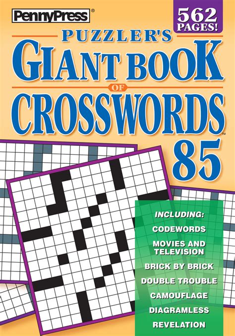 Puzzlers Giant Book Of Crosswords Penny Dell Puzzles