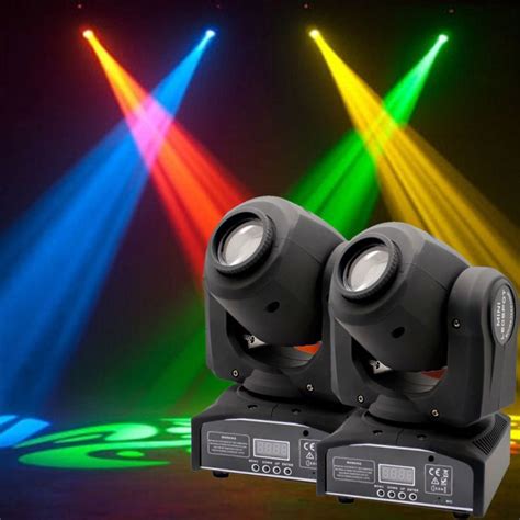 4 Pack 60w Rgbw Stage Light Led Spot Moving Head Lights Dmx Disco Dj