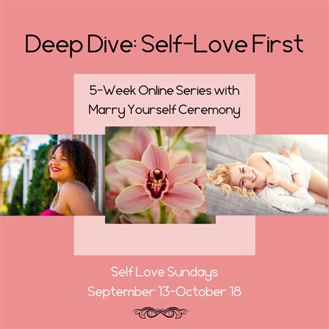 The Importance Of Marrying Yourself And Loving Yourself First