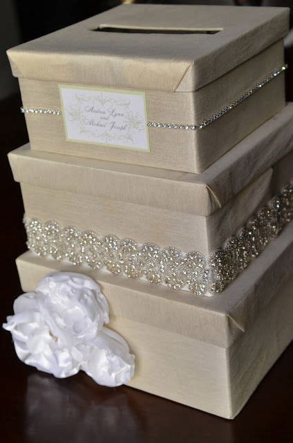 Spend your spare dollar on some creativity. DIY Wedding Card Box Tutorial | Card box wedding diy ...