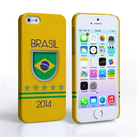 Caseflex Iphone 5 5s Brazil World Cup Case Mobile Madhouse T Present Appleiphone5