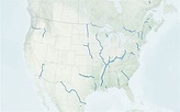 River Map Of The Us - Table Rock Lake Map