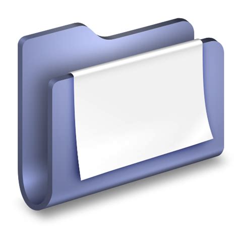 Documents Blue Folder Icon Free Download As Png And Ico