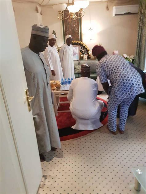 Uche Secondus Meeting With Ibrahim Babangida At His Hill Top Mansion In