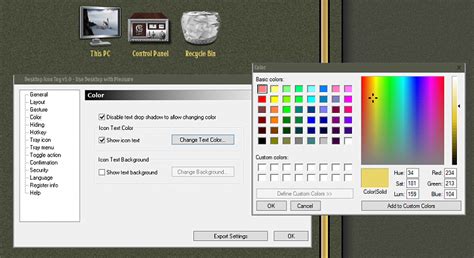 How To Change Desktop Icon Font Color Brazilroc