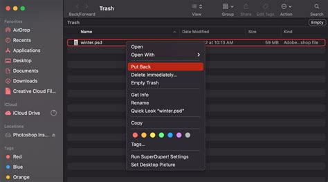 How To Recover Unsaved Deleted Lost Photoshop Psd Files On A Mac