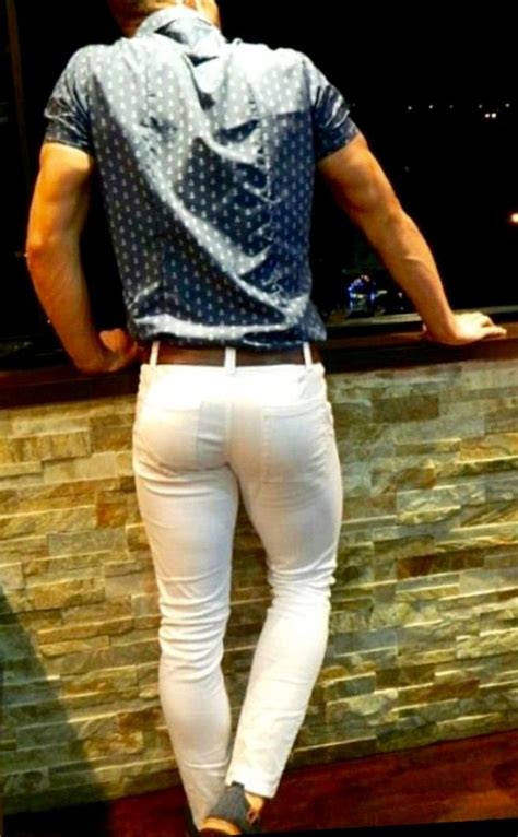 White Jeans Perfect Rear View Tight Jeans Men Men In Tight Pants Skinny Jeans Men