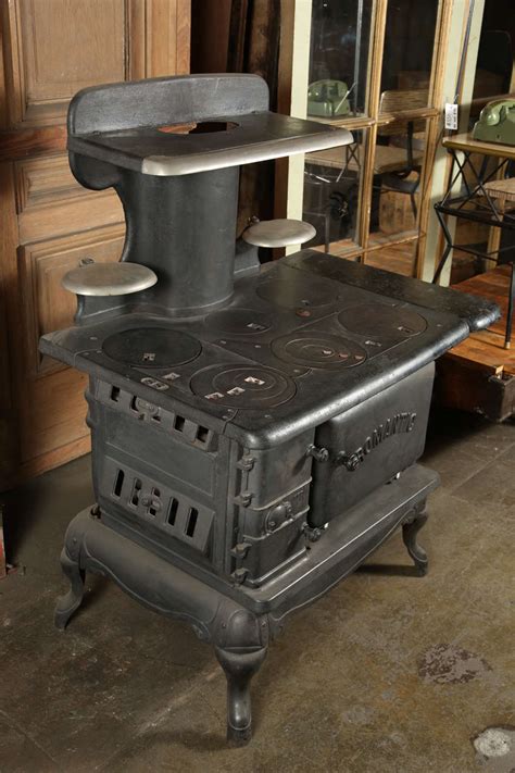 late 1800s cast iron stove by romantic at 1stdibs
