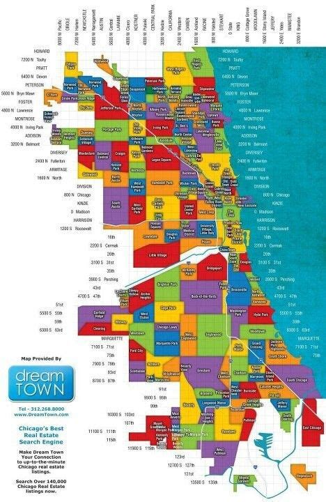 Chicago Neighborhoods Chicago Map Chicago Neighborhoods