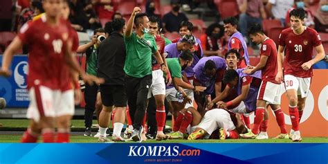 Deretan Drama Indonesia Vs Singapura 3 Kartu Merah Hujan 6 Gol Hingga Aksi Heroik 2 Kiper