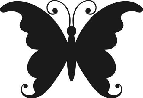 Butterfly Silhouette Decorative Free Svg File Svg Heart