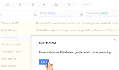 Click on the little arrow icon appearing beside the regular email options on the top. How to Forward Multiple emails in Gmail at Once ...