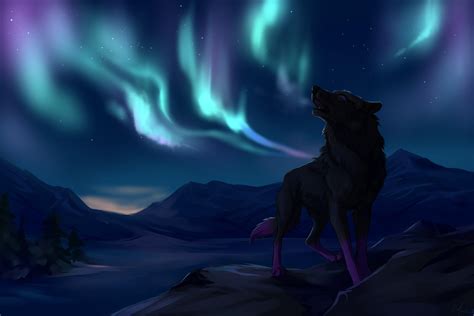 Blue Anime Wolf Wallpapers Top Free Blue Anime Wolf Backgrounds