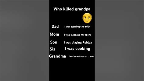 Who Killed Grandpa Youtube