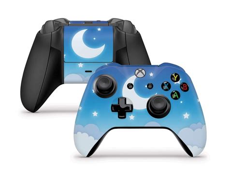 Blue Lunar Sky Xbox One Sx Controller Skin Stickybunny