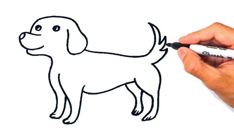 C Mo Dibujar Un Perro Muy F Cil Dibujo De Perro Youtube