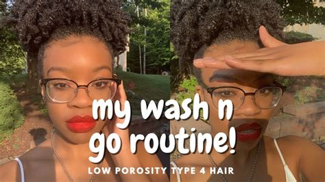 My Wash And Go Routine How To Find Products For Low Porosity Hair